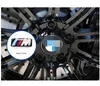 10pcs TEC Sport Tekerlek Rozeti 3D Amblem Çıkartma Çıkartmaları BMW M Serisi M1 M3 M5 M6 X1 X3 X5 X6 E34 E36 E6 Araba Stil Çıkartmaları