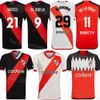 Mężczyźni 23-24 Soccer River Plate 21 Esequiel Barco Jerseys Club Team 26 Ignacio Fernandez 36 Pablo Solari 9 Borja Hernandez 15 Herrera 14 Zestawy do koszuli piłkarskiej Gonzalez