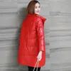 Kvinnor läder 2023 vinter äkta jacka kvinnor äkta fårskinn kappa damer ner jackor kvinnliga tjocka varma kläder jaqueta de couro
