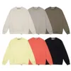 FOG Trendy Double Thread ESSENTIALS Season 8 Flocked Letter Terry Men's and Women's Loose Round Neck Pullover Sweater