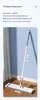 Швабры JOYBOS, увеличенная швабра для пола, ручная стирка, бесплатная ленивая самоотжимка, бытовая самоотжимная швабра, автоматическое обезвоживание, волшебная плоская уборка 231215