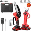 Pruning Tools Geevorks 21V Cordless Electric Pruner Brushless Shears Gardening Lithium ion Battery Home Scissors 231215