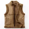 Coletes masculinos homens moda casual ien gilets inverno novo casaco de lã de cordeiro quente v masculino jaet pode ser usado nos lados sem mangas coletefemeralew