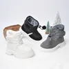 Stivali Stivali caldi impermeabili invernali per bambini con suola in gomma di alta qualità antiscivolo EW8273 231215
