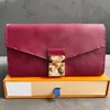 Womens Luxury Genuine Leather long classic purses Designer quality wallets passport card holder wallet pouch Purse