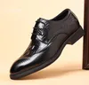 Yeni Erkek Ayakkabı Moda Trend Timsah Baskı Klasik İçi İçi Boş Oyma Dantel Konforlu İş Gündelik Oxford
