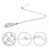 Pendants Crystal Necklace Holder Adjustable Stone Cage Replacement Rope Cord Diy Bracelet
