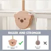 Cellulari Lettino in legno per bambino Campana Staffa Orso cartone animato Culla Mobile in plastica Sonagli sospesi Porta giocattoli Decorazione braccio 231215