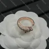 Bague léopard de haute qualité pour femmes, bague de styliste, bague de fiançailles de luxe, bijoux en diamant, cadeau de saint-valentin et de noël, vente en gros