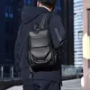 Backpack Boy Climbing Soft Laptop Student Sports Bag Men Bags Female PU Leather Nylon Travel Fashion
