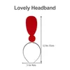 Bandanas Exclamation Point Headband Decorative Headdress Hair Funny Shape Accessories Fashion With Hoops Costumes Girls