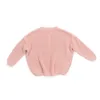 Pullover Baby Girls Long Sleeve Sweater Autumn Winter Toddler Kids Boys Solid Color Warm Sweatshirt Tops Cable Knit Pullover 231215