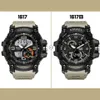 SMAEL Heren Militair Horloge 50m Waterdicht Horloge LED Quartz Klok Mannelijke relogios masculino 1617 Digitale Sporthorloges Heren273e