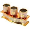 Verres à vin 1 ensemble, tasse de culte de l'eau, fournitures d'hommage au Temple bouddha