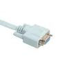 محولات الكمبيوتر المحمول الجديدة شحنات شحنات وحدة التحكم USB RJ45 CAT5 Ethernet إلى RS232 DB9 COM PORT Serial Female Routers Cable Cable Cable Blue