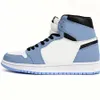 TS Jumpman 1 High Og Shoes University Blue Smoke Grey Panda Bred Toe Game Royal Pine Green Court Mocha Unc Chicago Obsidian Men Women Sports Sneakers 36-46 EUR