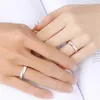 Eheringe PT950 Platin Ringe Männer und Frauen Paar Hochzeit Verlobung Mode schlichter beweglicher Ring 231214