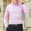 Men's Dress Shirts Plus Size 6XL 7XL 8XL Men Solid Color Business Shirt Fashion Classic Basic Casual Slim White Long Sleeve Brand Clothes