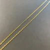 Kedjor nareyo 24k guldhalsband pläterad bladkedja med klavikel kvinnors 45 cm/50 cm