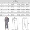 Pantalons pour hommes Hommes Fuzzy Onesie Laine artificielle Pyjamas à manches longues Casual Couleur Solide Fermeture à glissière Lâche Peluche Combinaison à capuche Pantalon