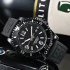 Breit Men Watch Japan Super Designer Luxury Quartz выносливость хронограф 44 -мм детские резиновые мужские часы Hardex стеклянные наручные часы BR2 AA