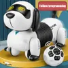 Baby Music Sound Toys Cute Toy Dog Ai Intelligent Robot Voice Dialog Programmering Interaktion kommer att skälla Walk Simulated Boy Girl Gift 231215