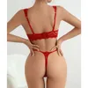 G TOP rouge offres spéciales ensembles de lingerie sexy soutien-gorge sexy tongs jarretières ensemble lingerie soutien-gorge ensemble de sous-vêtements