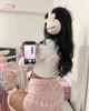 Cuffie Y2K Rabit Peluche Paraorecchie Super Caldi Accessori invernali carini Fascia per ragazza ribelle Egirl Softgoth 231214