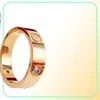 marque de mode 316L Vis en acier inoxydable Love Ring Multicolors Placing pas de style Stone Lovers Bijoux 6 mm de large No Box265D9851079