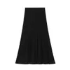 Skirts Skorts Winter Plus Size Pregnant Women Knitting Pleated Skirts High Waist Large Hem Maternity Belly Skirt Pregnancy Empired Skirts 231215