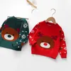 Pullover infantil suéter de Natal bebê menina de inverno Cardigan para meninos Jumper Jumper Toddler Knitwear