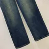 jeans da donna di marca abbigliamento di marca pantaloni da donna gamba moda stampa di lettere logo ragazze Jeans dritti a gamba larga divisi 15 dicembre Nuovi arrivi
