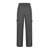 Мужские брюки Одежда для гольфа Зима 2023 Мужские брюки для бега с подкладкой для фитнеса Беговые брюки с завязками и высокой талией Сплошные цветные свободные спортивные штаны Спецодежда