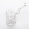 7 inch Glass Hookahs with 13 arm Perc Water Pipe Glass Bubbler Bent Neck with 14mm Smoking Bowl