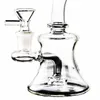 Huvudglasbongs vattenpipa/6 tum Enkel vetenskaplig mini glasolja dab rigg med vattenrör 14mm bong