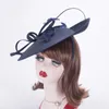 Womens Kentucky Derby Sinamay Fascinators Wedding Church Racing Hats Headband Headpiece T444