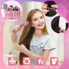 Beauty Fashion Girls Makeup Game Game Simulation Herdressing Set Electric Hair Dryer FiTend Play Children Toys Girl House Gift 231214