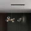 Kronleuchter Nordic Art Deco Glas Blasen Kronleuchter Leuchten Post Moderne Luminaria Led Für Wohnzimmer Esszimmer233g