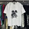 Mens Designer T Shirts broderi Summer Apparel Clothing Men T-skjorta Skjortor T-shirt Rund hals våren Hög lös trend Kort ärm Male Clothings Size S-XL