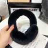 Ear muffs para mulheres inverno earwarmers macio quente cabo peludo real rex coelho cobre tempo frio 231215