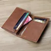 Korthållare Real Leather Holder Purse Mens VIP S Wallet Slim Business Nametag ID Cards Keys Earphone Storage Small Påsar