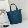 Hochwertige Designer-Tragetaschen, Luxus-Eimer-Umhängetaschen, Damen-Dame, Luxus-Designer, echtes Leder, blaue Handtasche, Umhängetasche, Geldbörsen, Handtaschen