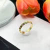 Klassischer Diamantring für Damen, Designer-offener Ring, luxuriöser Damenschmuck, Valentinstagsgeschenk, Großhandel, Verlobungsringe, 3 Farben