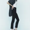 Pantaloni da donna Autunno Vintage Nero Matita Tascabile Moda Office Lady Coreano Femminile Alla Caviglia Abiti da Donna Giovanile