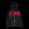 Men's Hoodies Sweatshirts Y2K American Dark Style Niche Design White Loose Zipper Hoodie High Street Print Vibe Couple Jacket Clothing Wholesale/Retail T231215