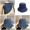 Ball Caps klasyczne szerokie czapki rdzeniowe dla kobiet designerskich jeansowych czapek moda lato mężczyzn Sun Outdoor Casquette baseball męskie dame dhsml