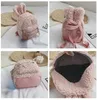 Sacs à dos Mignon sac à dos pour enfants dessin animé lapin chapeau en peluche sac école enfants filles Mini sac à dos dessin animé sac à dos 231214