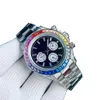 Diamond Watch High Quality Men's Wristwatch Designer Mechanical 40mm Luxury AAA Watch Automatic Blue Treasure Fashion Watch 904l All rostfritt stål Handrollklocka