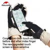 Gants de ski Naturehike – gants de Ski thermiques d'hiver, imperméables, antidérapants, pour écran tactile, cyclisme, moto, pour l'escalade, la randonnée, Finger GloveL23118