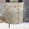 Kökskranar sprinklerventilisolerad påse Anti-frysbevattning täcker vattentät återanvändbar för vinterfrysskydd